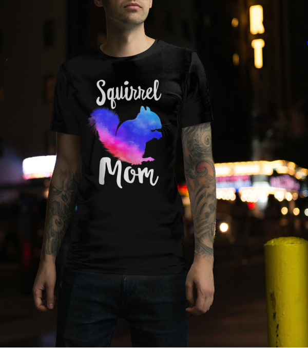 Squirrel Mom Squad Woodland Critter Animal Nuts Nature Women 2R T-Shirt