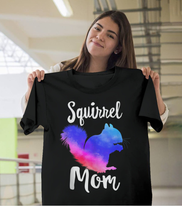 Squirrel Mom Squad Woodland Critter Animal Nuts Nature Women 2R T-Shirt