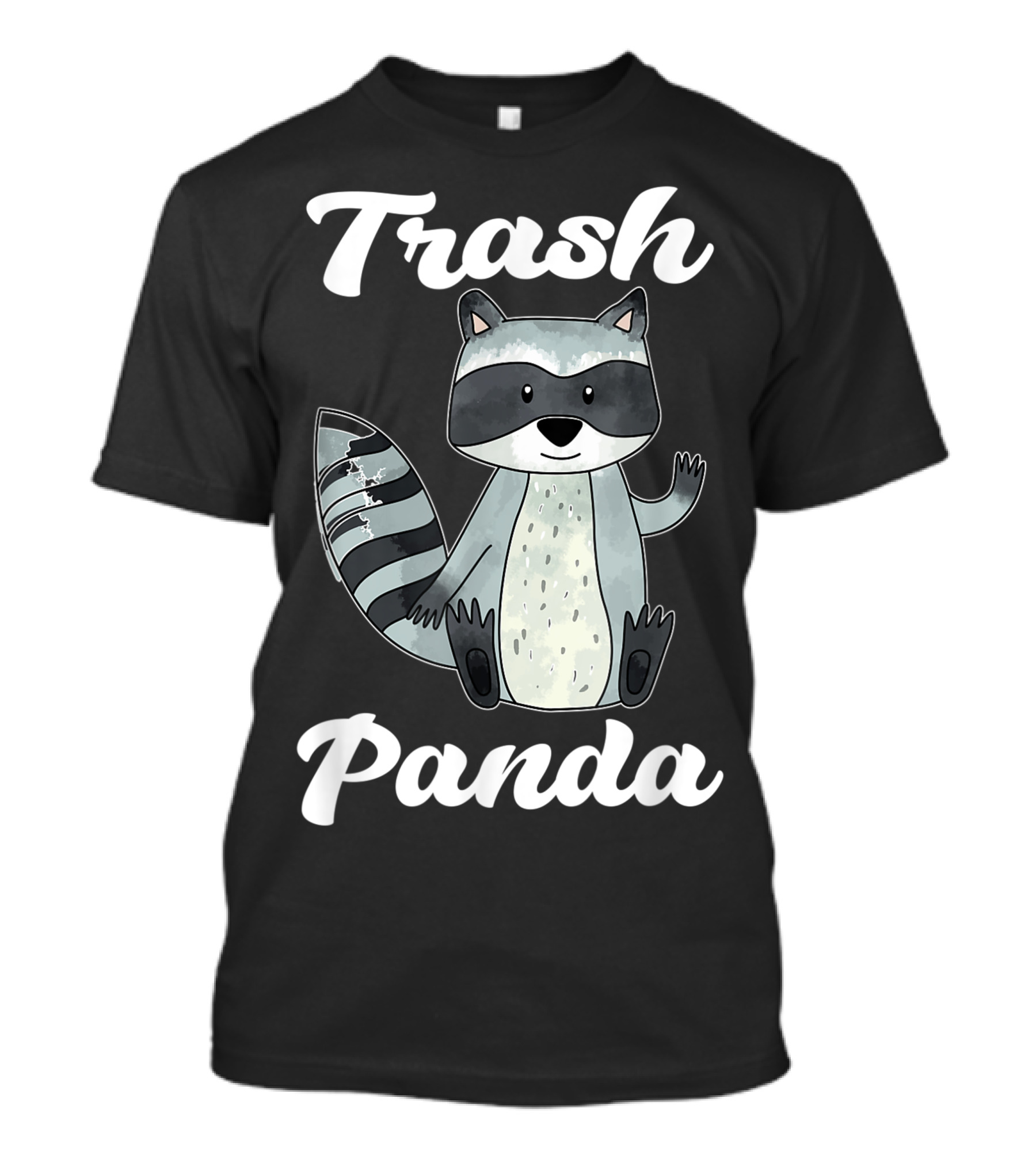 Trash Panda Adorable Raccoon Cartoon T-Shirt