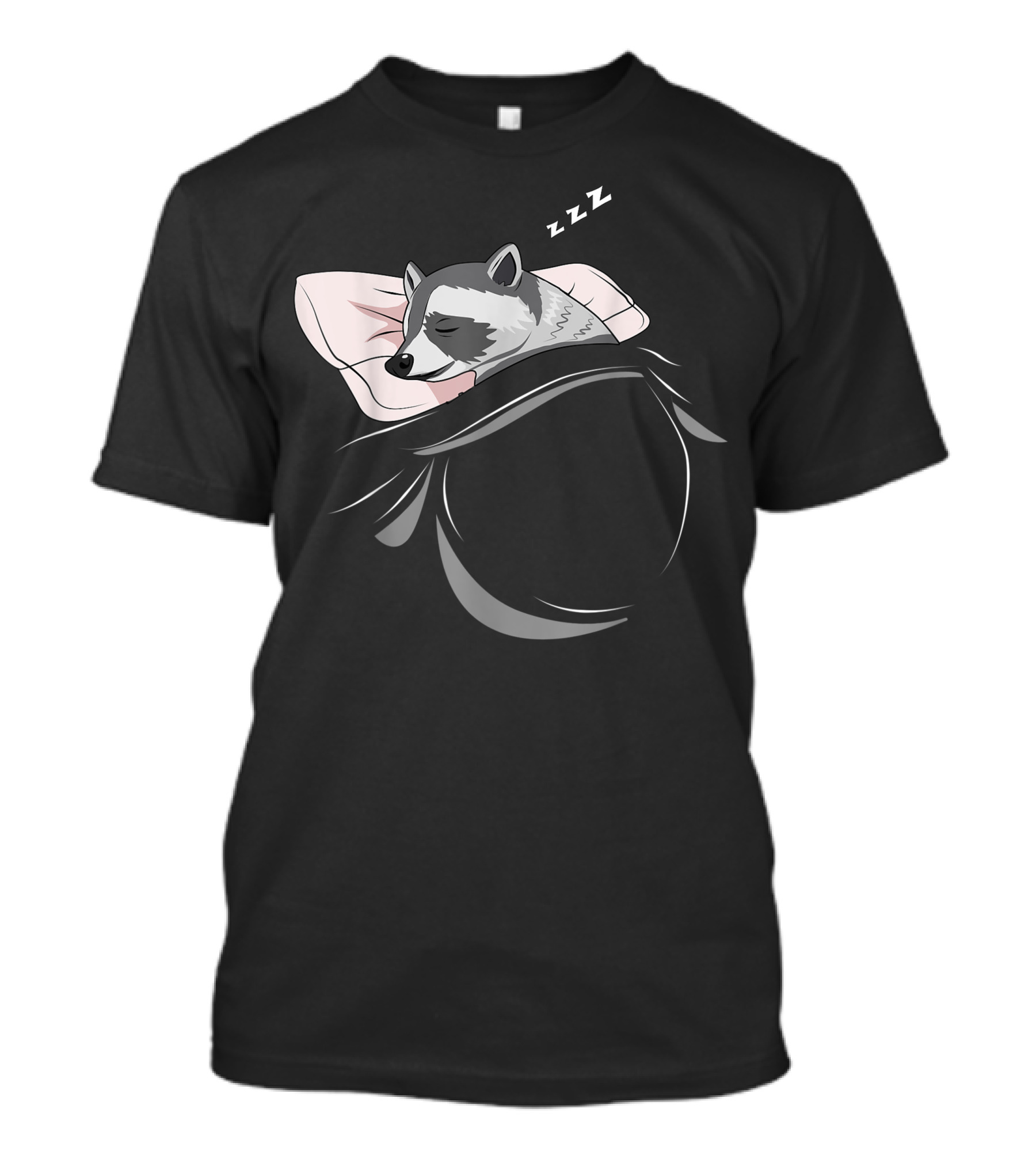 Trash Panda Zzz Sleeping Nap Pjs Raccoon T-Shirt
