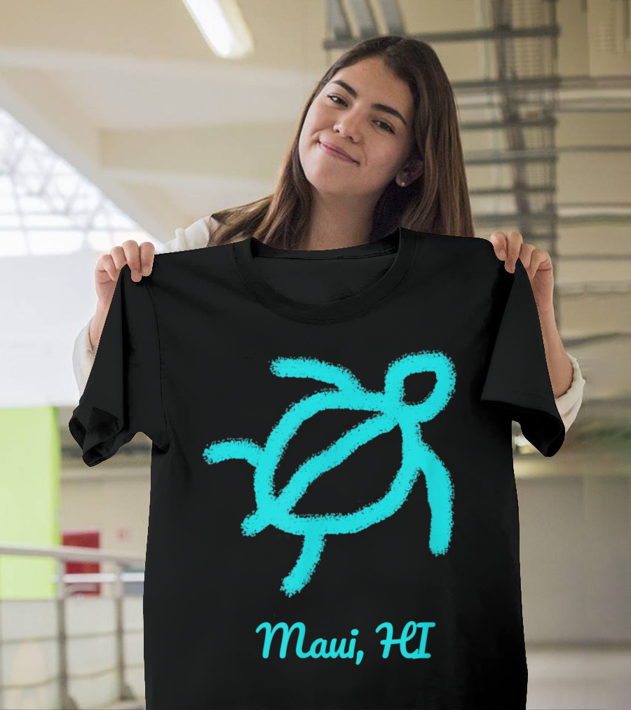 Hawaiian Turtle Maui HI T-Shirt