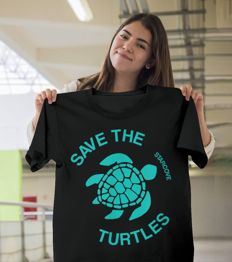 Save The Turtles VSCO Sea Ocean Beach Lover Aesthetic Starcove T-Shirt