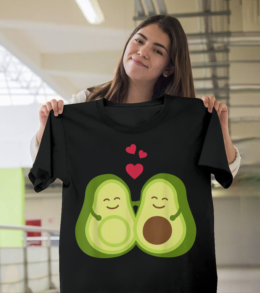 Avocado Love Happy Hearts Duo T-Shirt