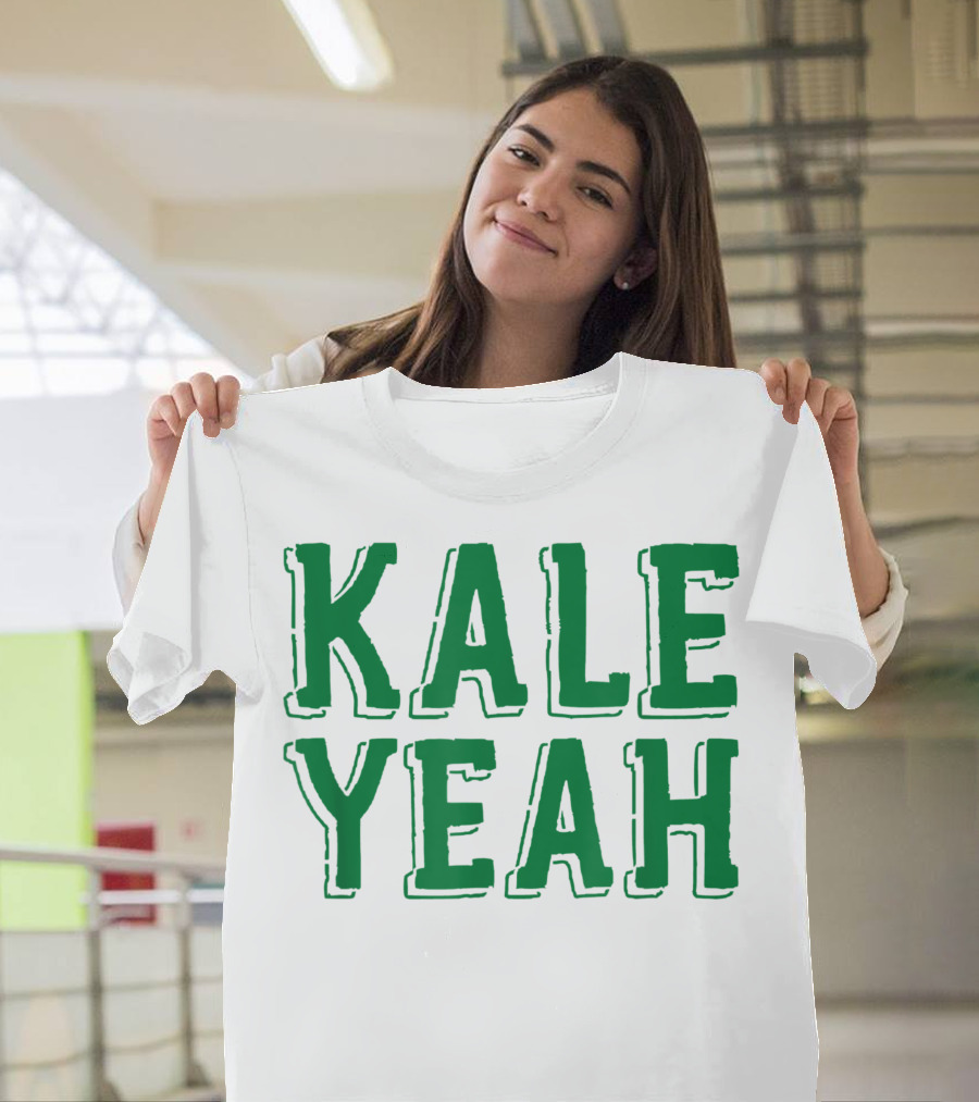 Kale Yeah Vegetarian Vegan Christmas Dad T-Shirt