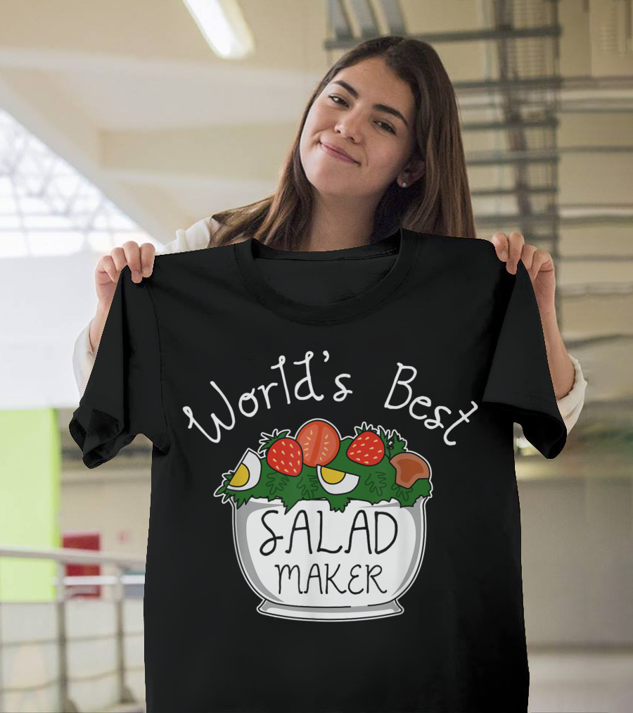 World's Best Salad Maker Vegetarian Vegan Herbivore T-Shirt