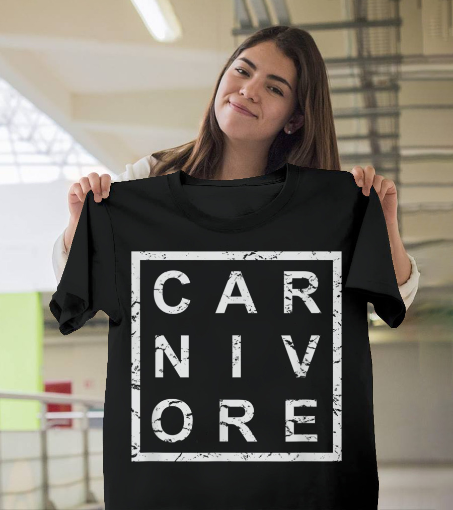 Carnivore Bold Minimalist Lettering T-Shirt