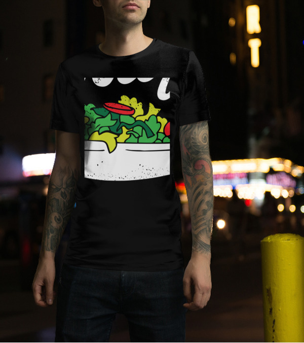Toss It Funny Salad With Fresh Greens And Tomatoes For National Salad Day T-Shirt