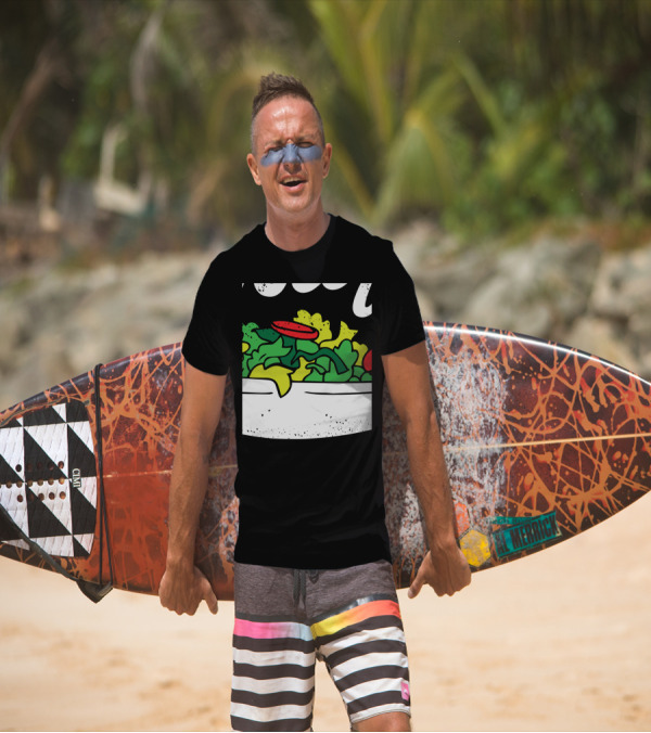 Toss It Funny Salad With Fresh Greens And Tomatoes For National Salad Day T-Shirt