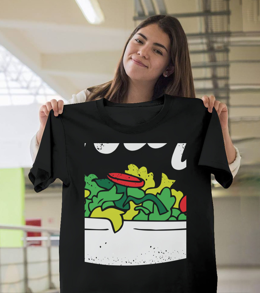 Toss It Funny Salad With Fresh Greens And Tomatoes For National Salad Day T-Shirt