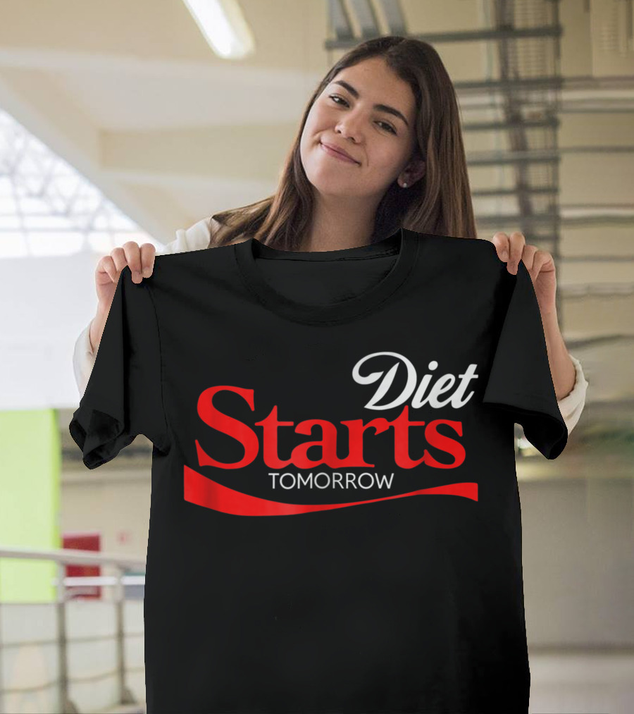 Coca-Cola Parody Diet Starts Tomorrow Keto Paleo Vegan T-Shirt