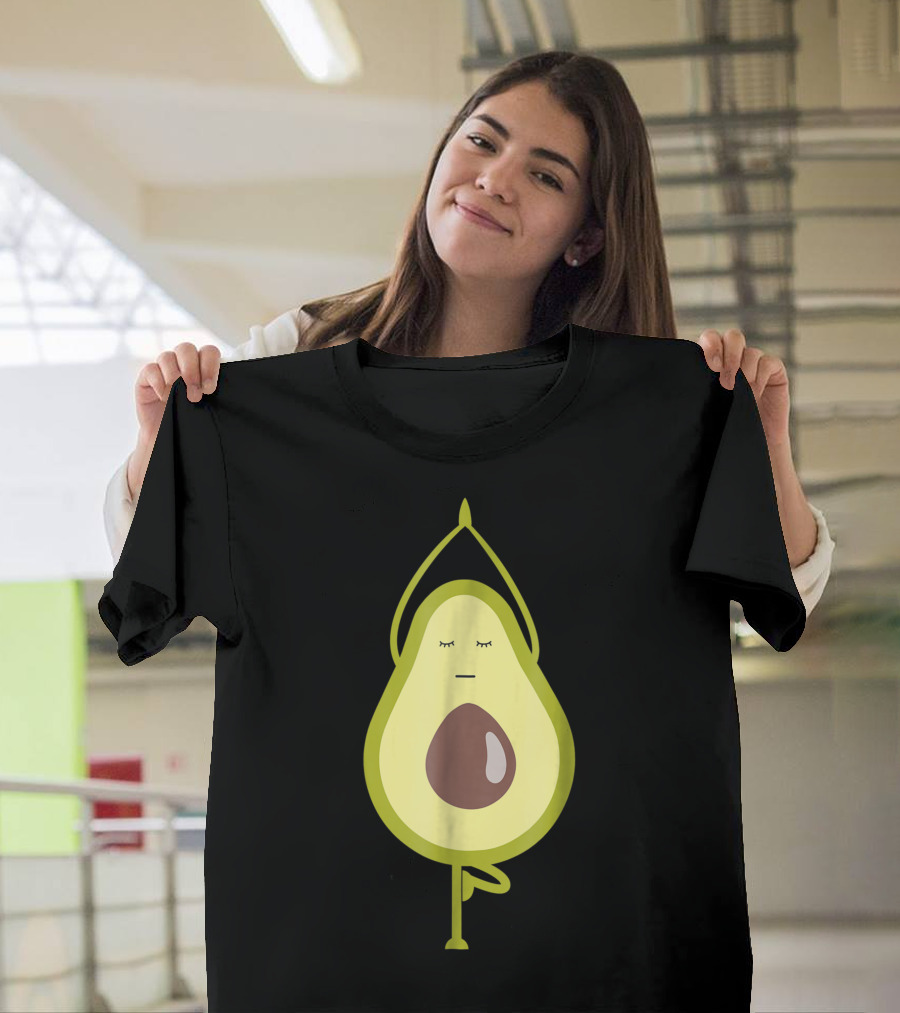 Yoga With Avocado Xg Balancing Pose T-Shirt