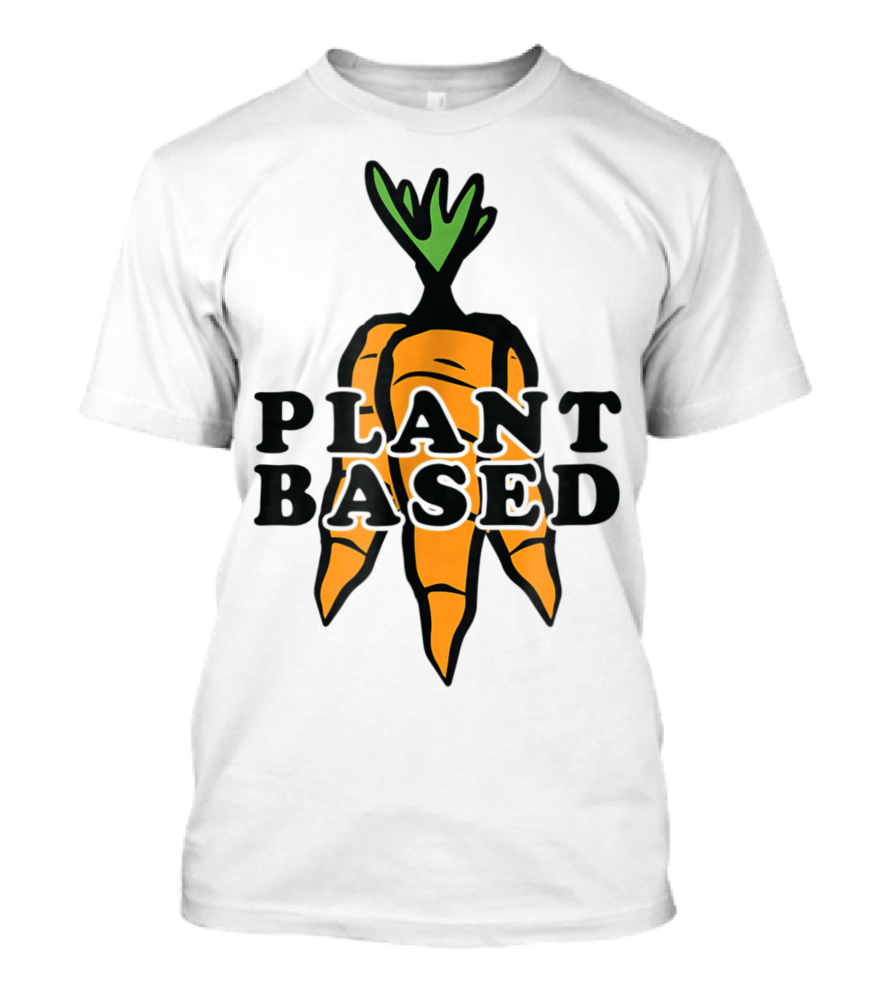Plant Based Carrot Vegan Vegetarian T-Shirt