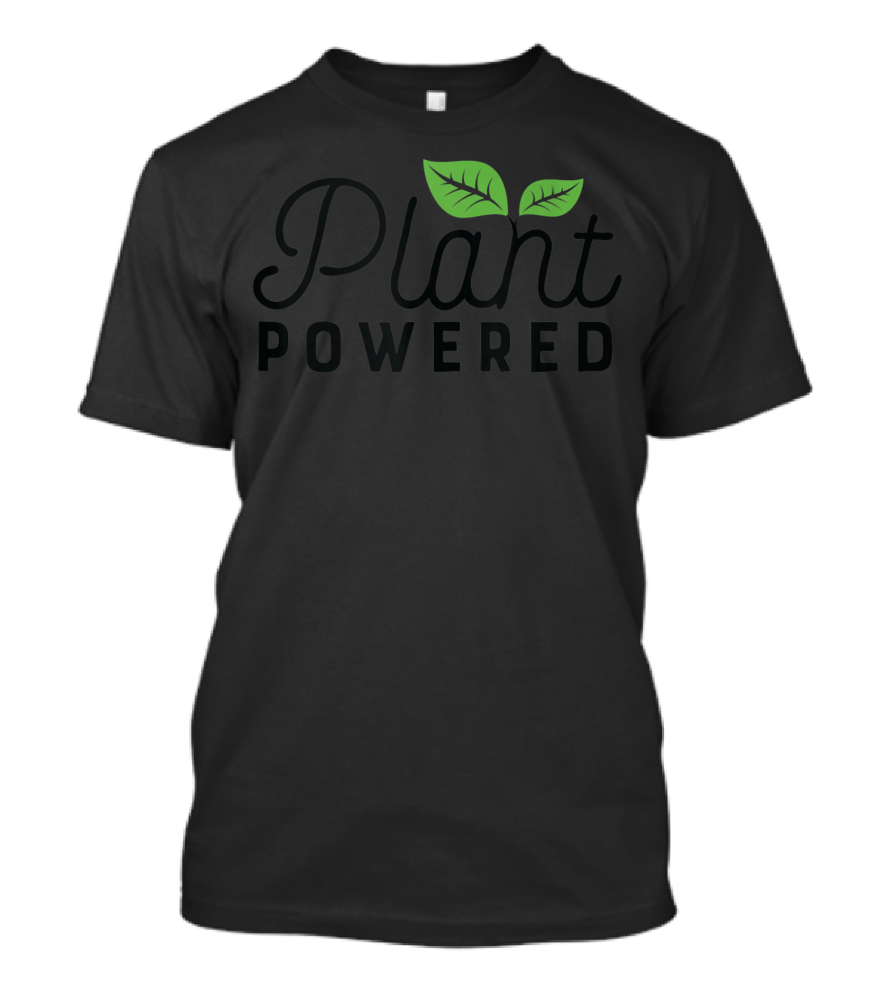 Plant Powered Workout Gym Vegetarian Vegan Fitness T-Shirt