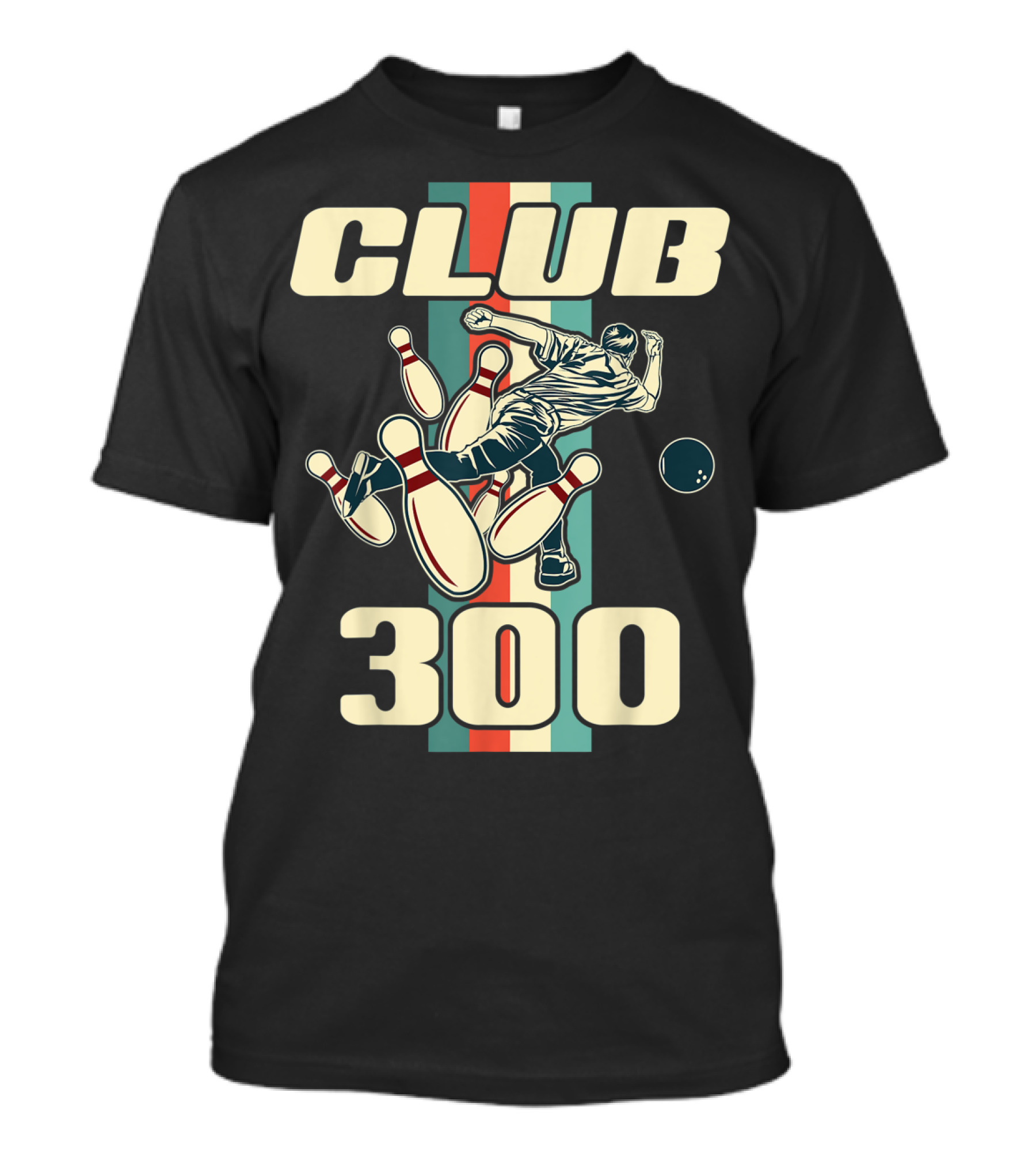 Club 300 Bowling Vintage 300 Bowling T-Shirt