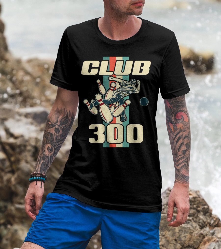 Club 300 Bowling Vintage 300 Bowling T-Shirt
