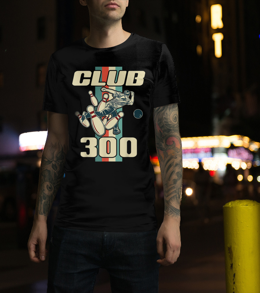 Club 300 Bowling Vintage 300 Bowling T-Shirt