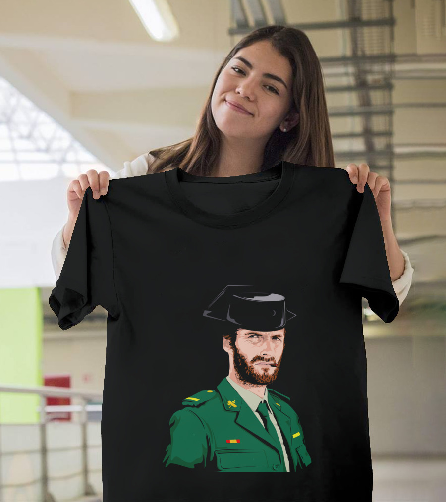 Paella Western Guardia Civil Uniform with Black Hat T-Shirt
