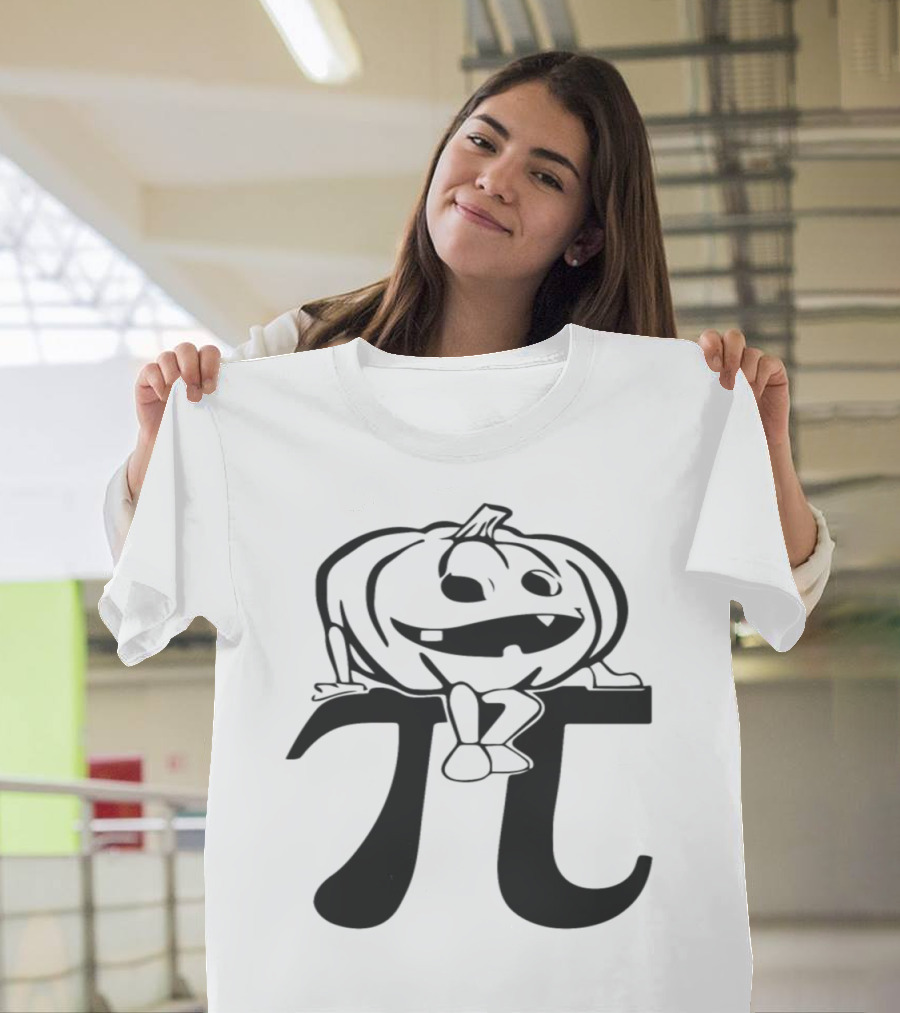 Halloween Pumpkin Pi Math Funny T-Shirt