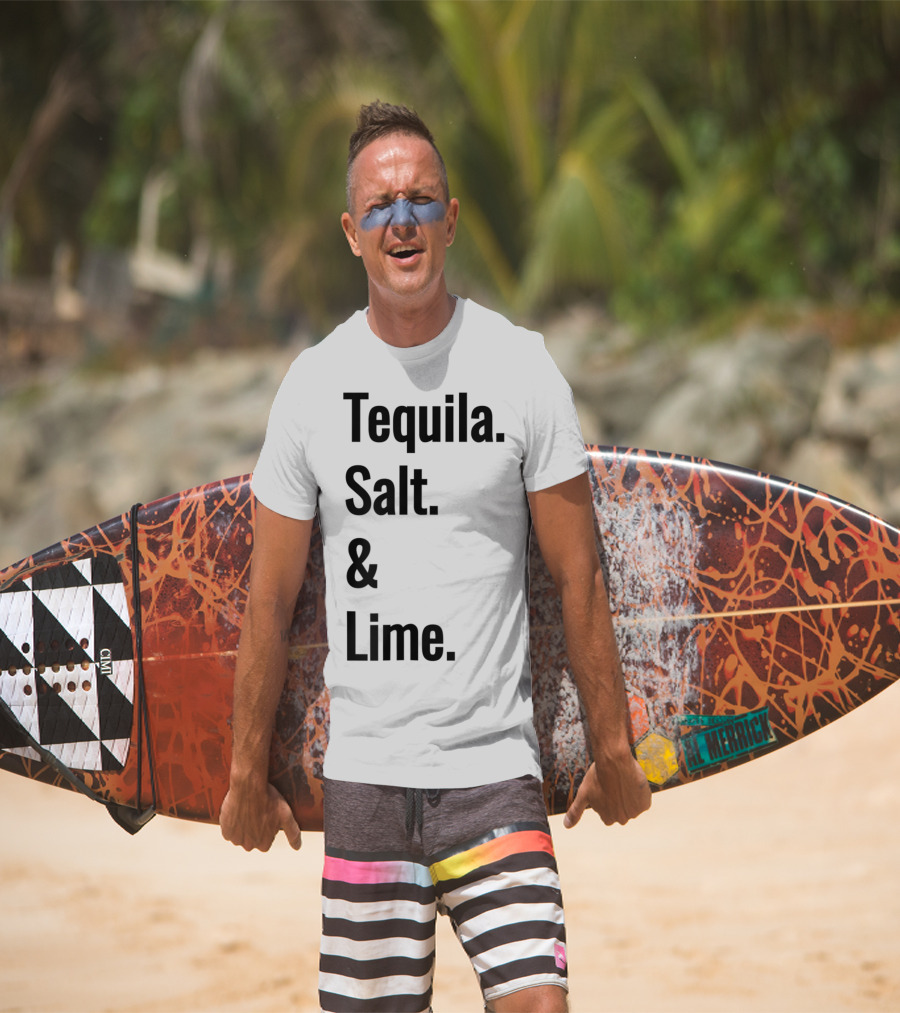 Tequila Salt And Lime Mexican Fiesta Outfit Drinker T-Shirt