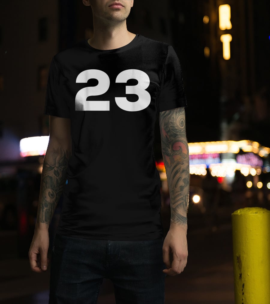 Number 23 Jersey Sport Team T-Shirt