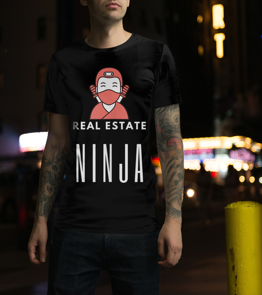 Real Estate Ninja Realtor Holiday Closing Expert T-Shirt
