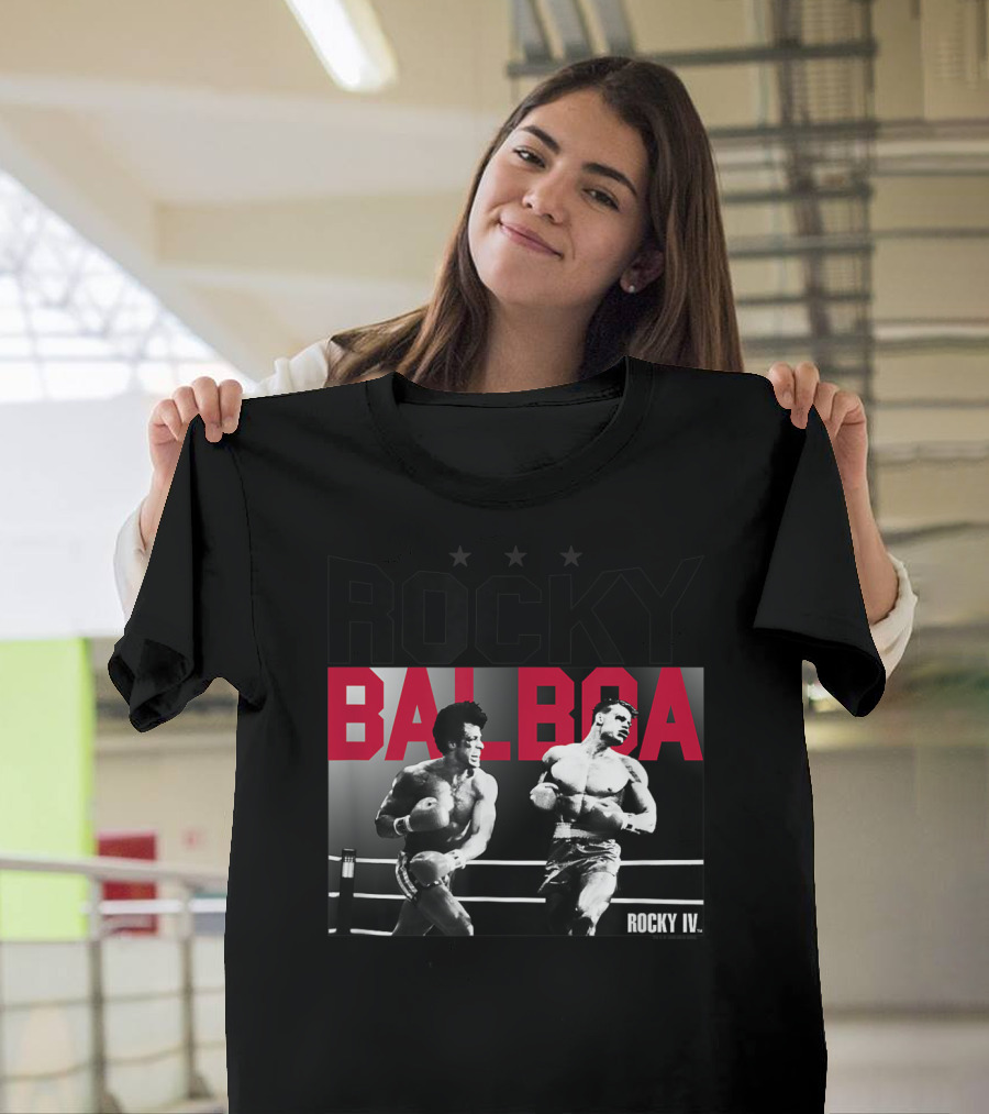 Rocky Balboa Rocky IV Classic Look Boxing Match 30181 T-Shirt