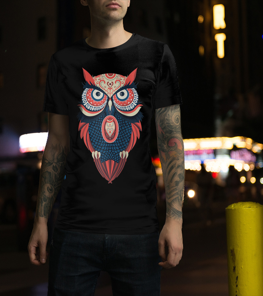 Spirit Animal Owl Folk T-Shirt