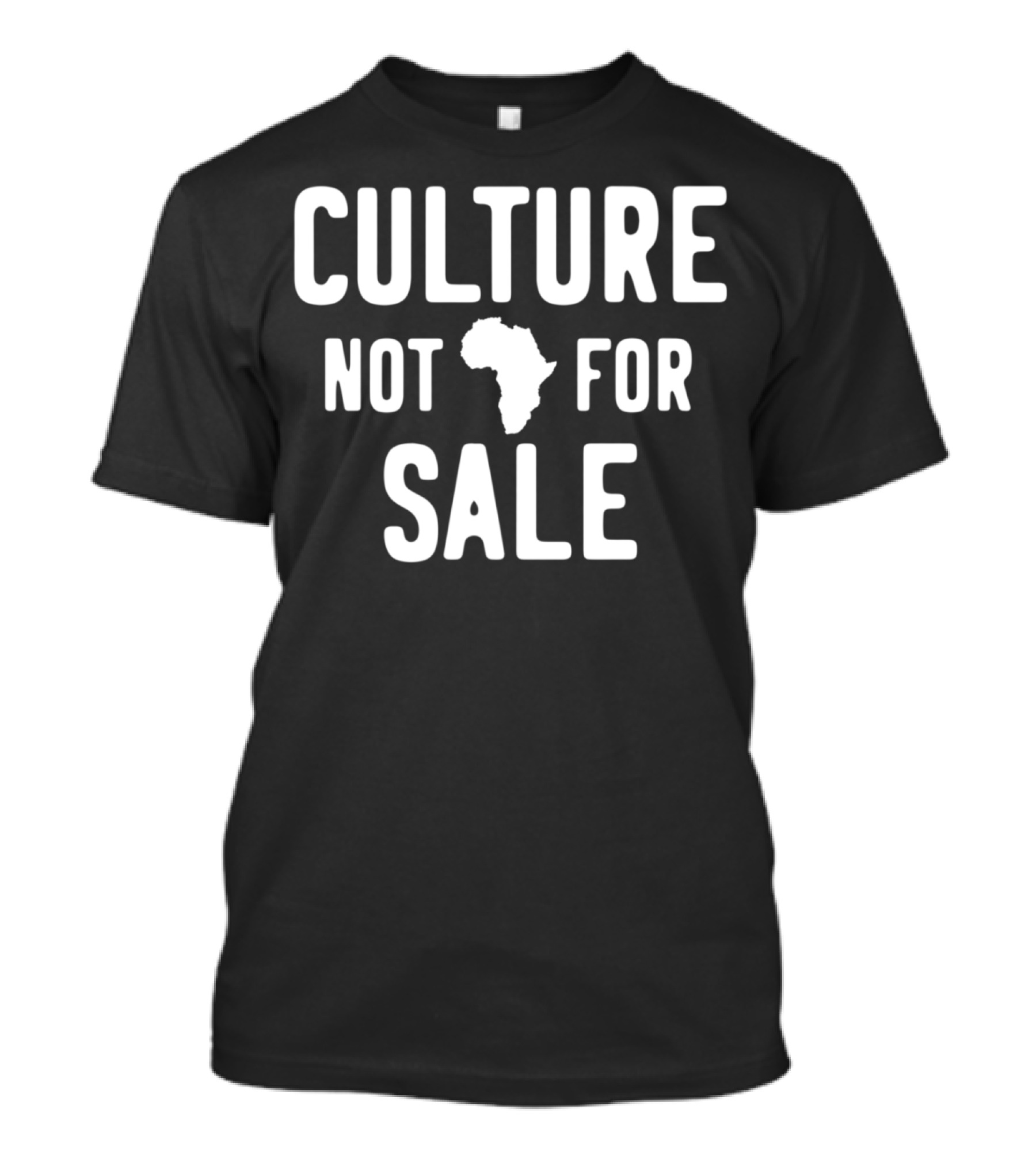 Culture Not For Sale Black History Month Africa Map T-Shirt
