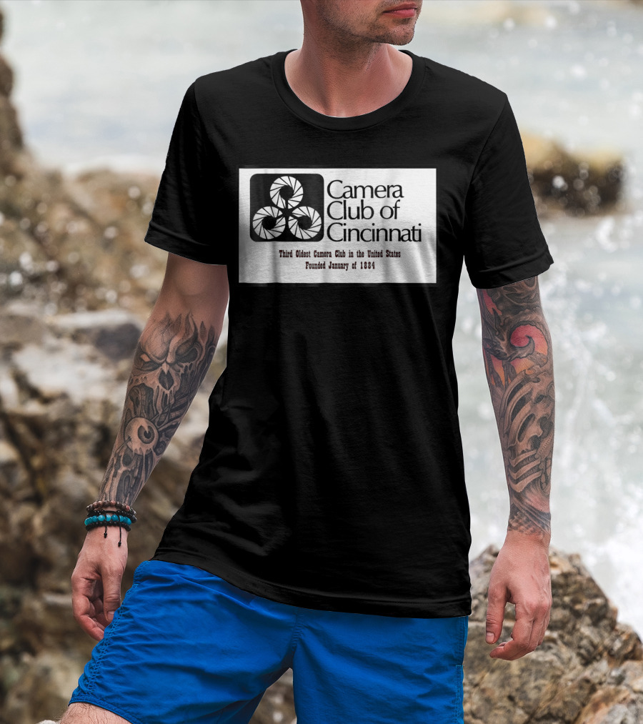 Camera Club Of Cincinnati Third Oldest Camera Club In The United States Founded January Of 1884 T-Shirt