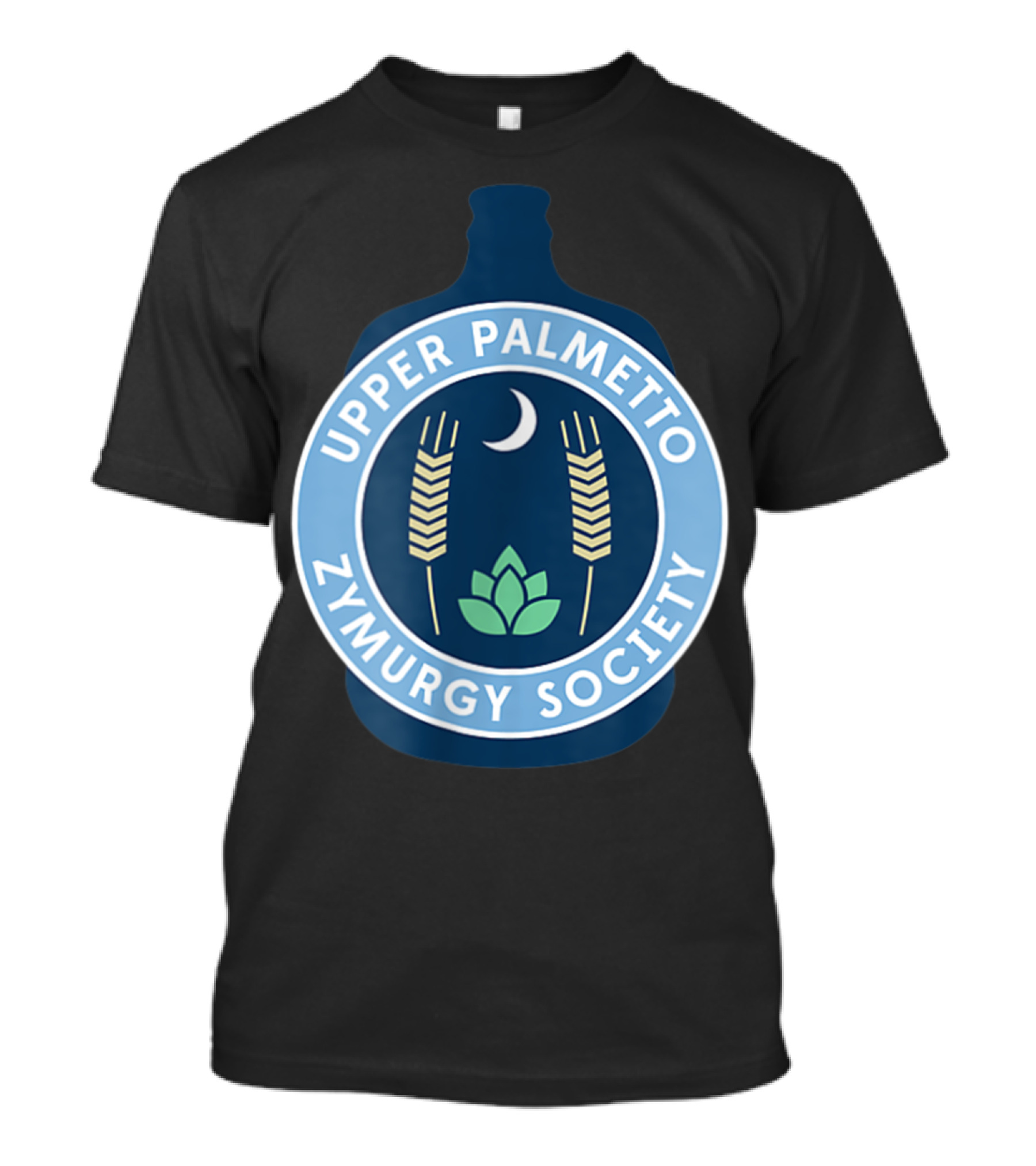 Upper Palmetto Zymurgy Society Moon Wheat Homebrew Club T-Shirt
