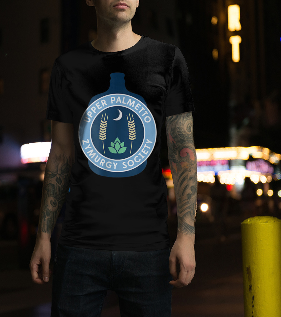 Upper Palmetto Zymurgy Society Moon Wheat Homebrew Club T-Shirt