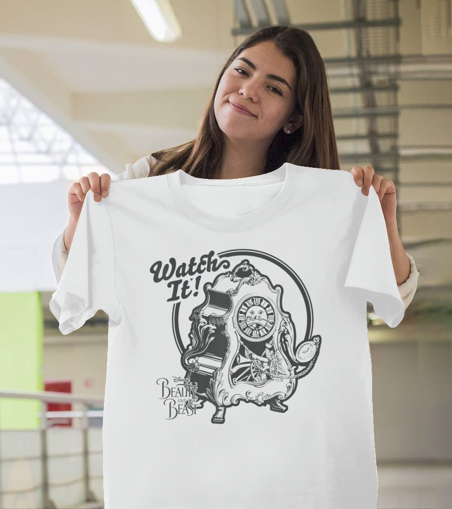 Disney Beauty and the Beast Cogsworth Watch It T-Shirt