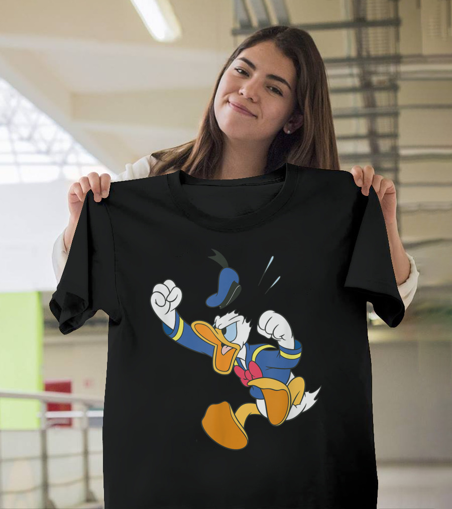 Disney Donald Duck Fit Of Anger Classic Character Pose T-Shirt