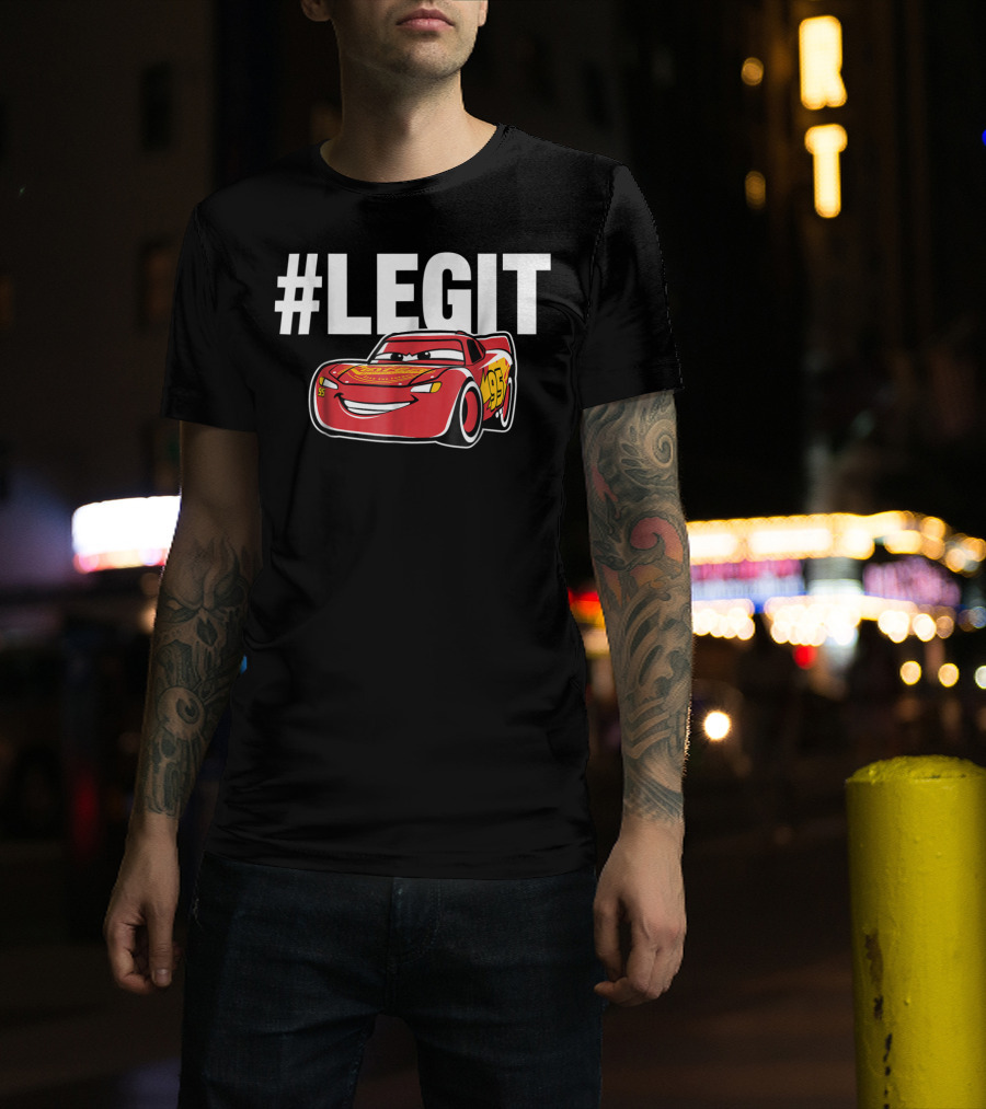 Legit Disney Pixar Cars 3 Lightning McQueen 95 T-Shirt