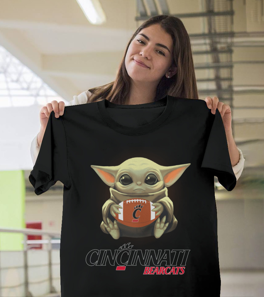 Cincinnati Bearcats Yoda Football Star Wars Fans T-Shirt