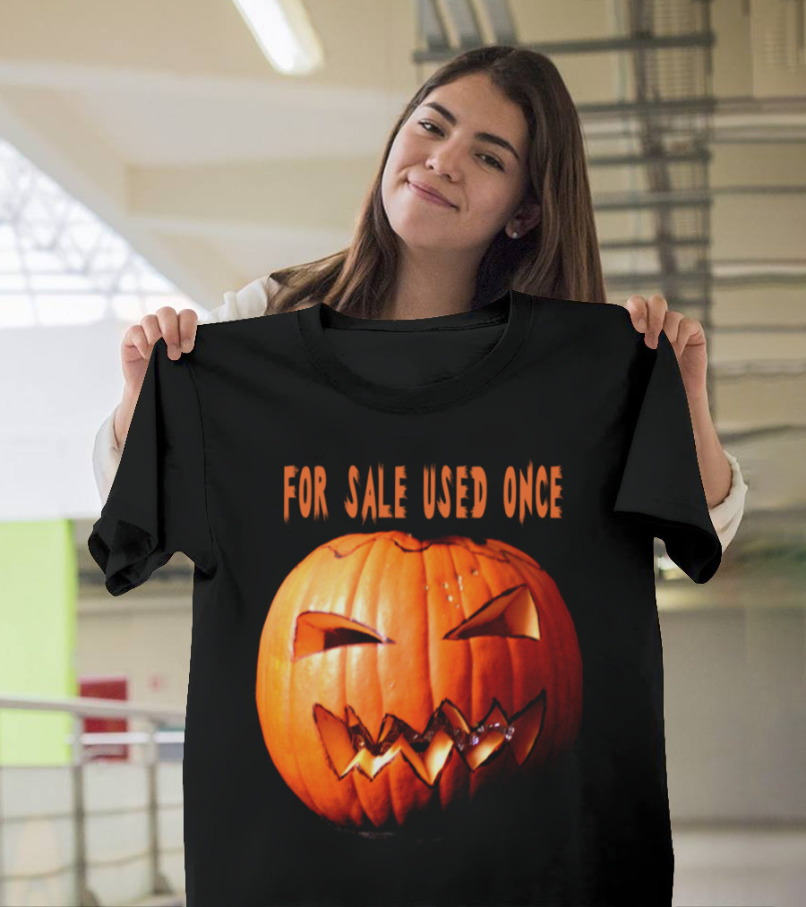 For Sale Used Once Pumpkin Jack O Lantern T-Shirt
