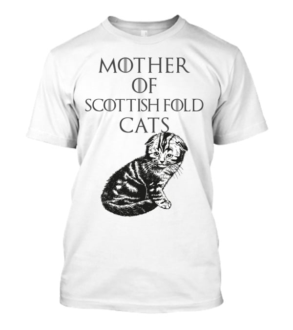 Mother Of Scottish Fold Cats T-Shirt