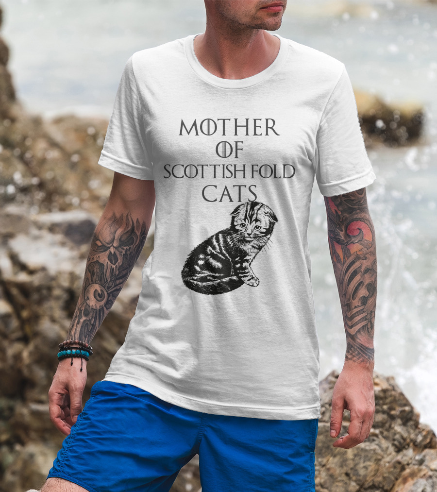 Mother Of Scottish Fold Cats T-Shirt