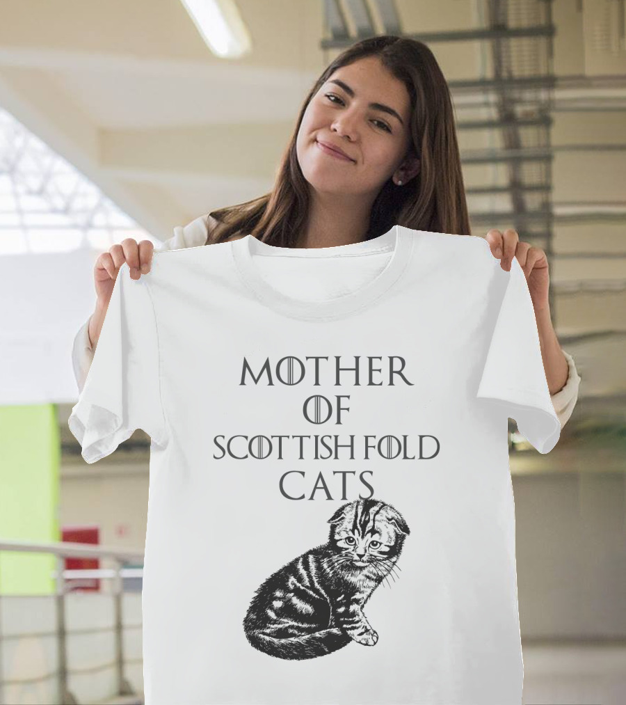 Mother Of Scottish Fold Cats T-Shirt