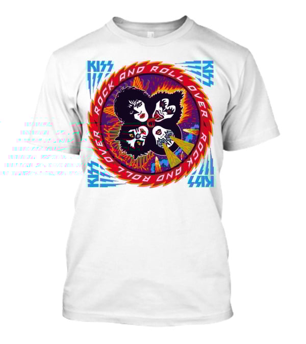 KISS Rock And Roll Over Vintage Album Cover T-Shirt