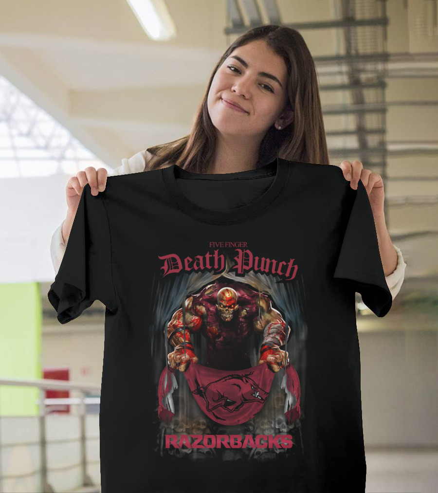 Five Finger Death Punch Razorbacks Arkansas T-Shirt