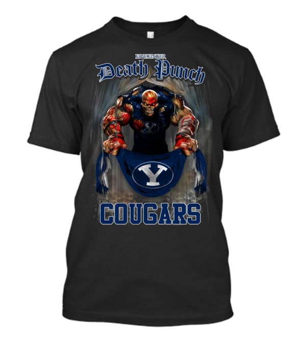 Five Finger Death Punch Byu Cougars T-Shirt