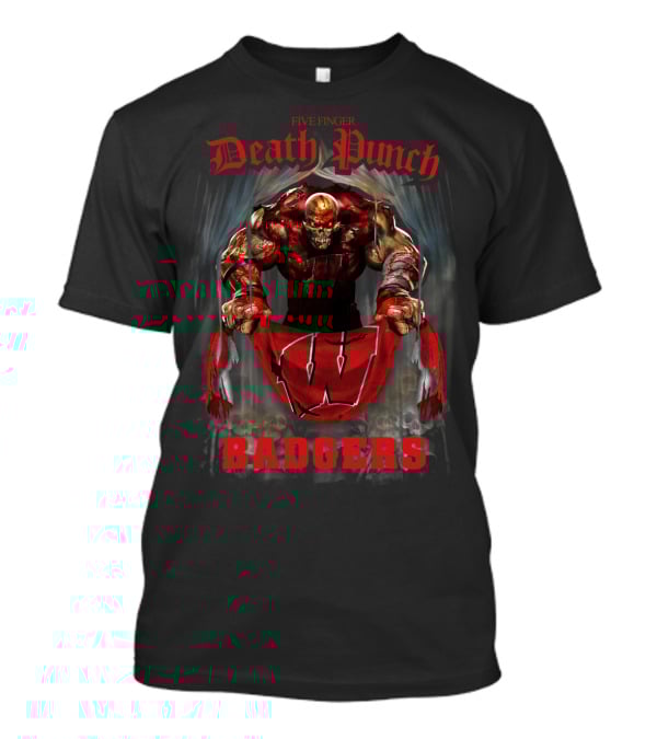Five Finger Death Punch Wisconsin Badgers T-Shirt