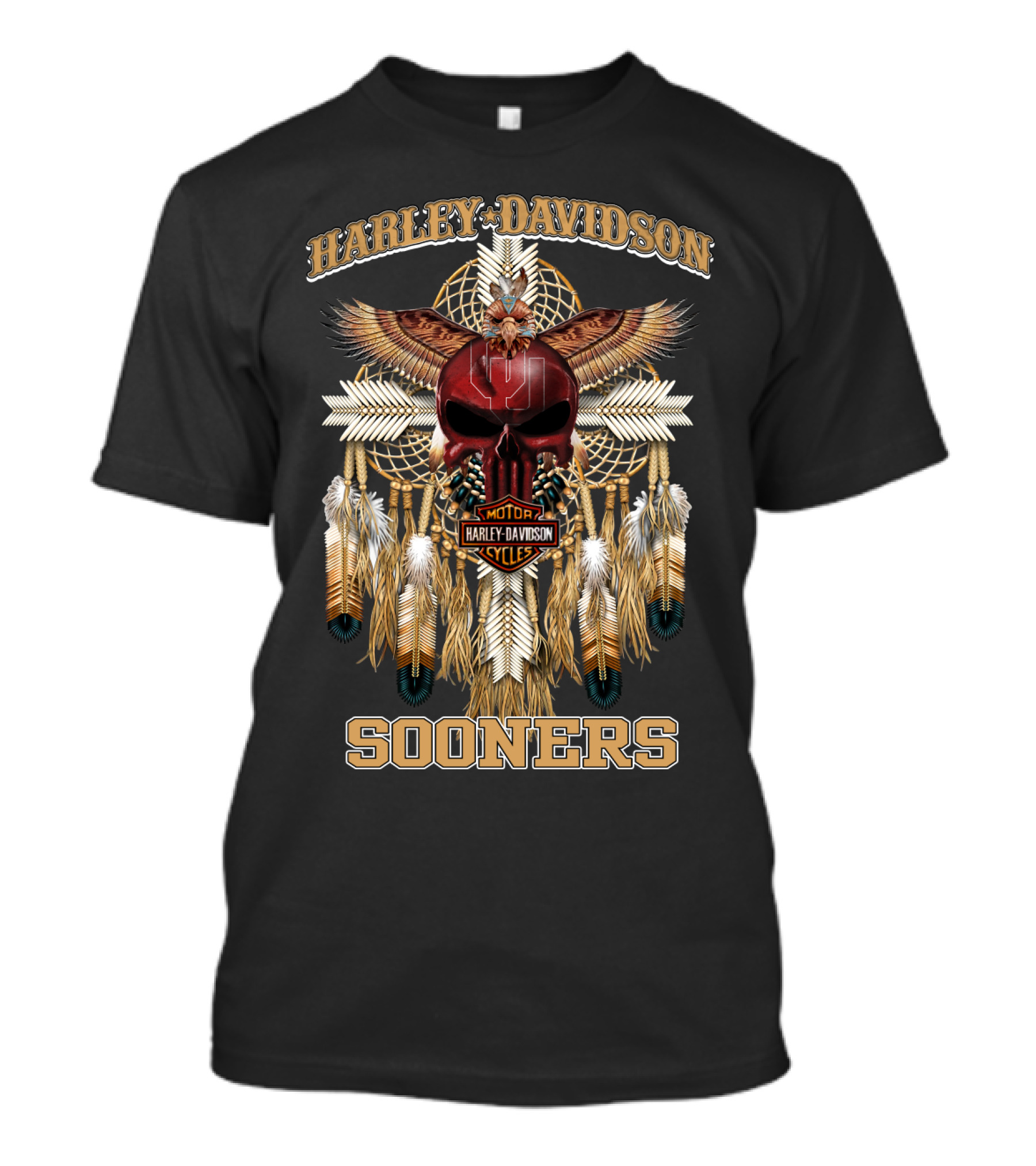 Harley Davidson Motor Cycles Sooners T-Shirt