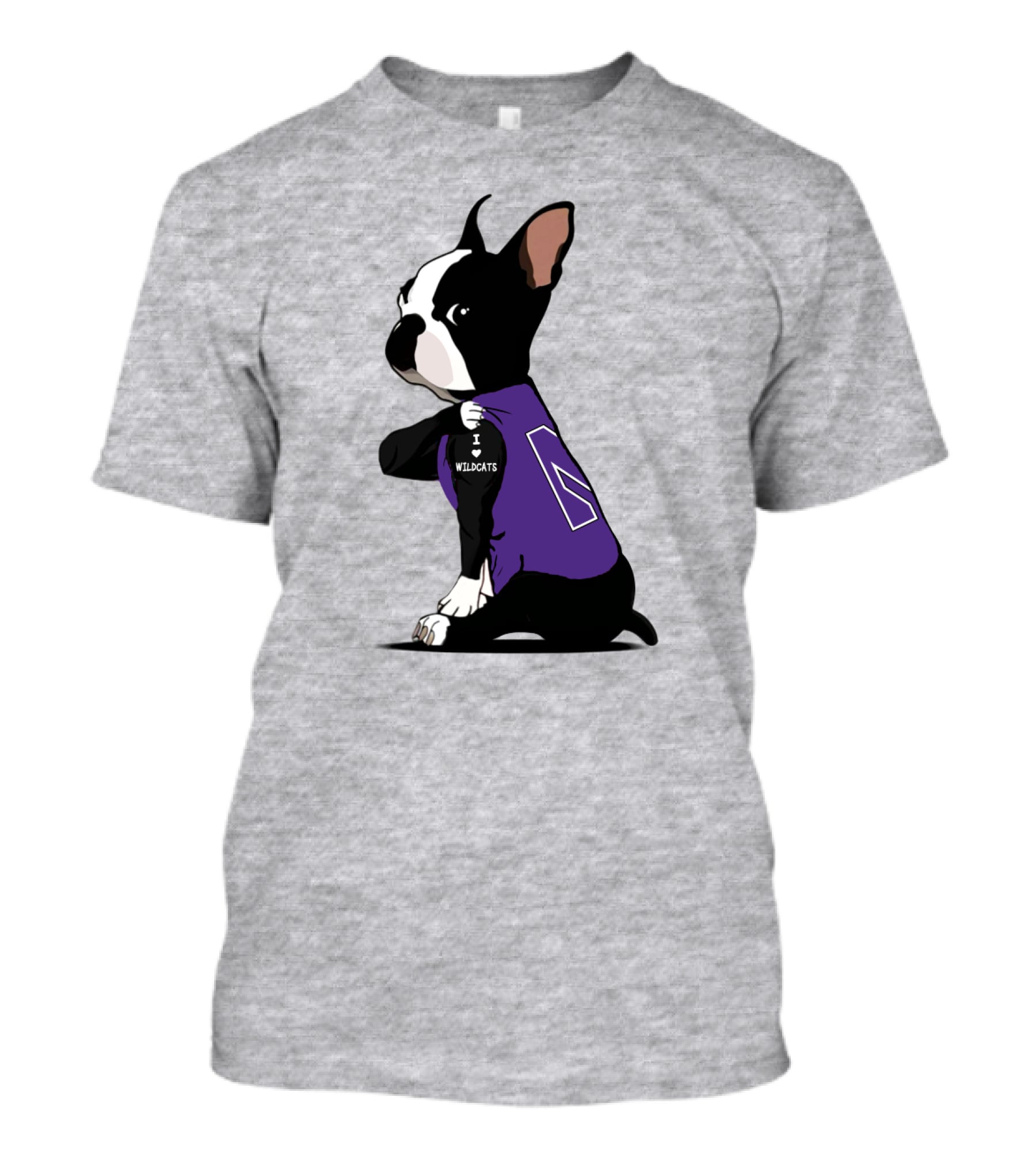 Northwestern Wildcats I Love Bulldogs T-Shirt
