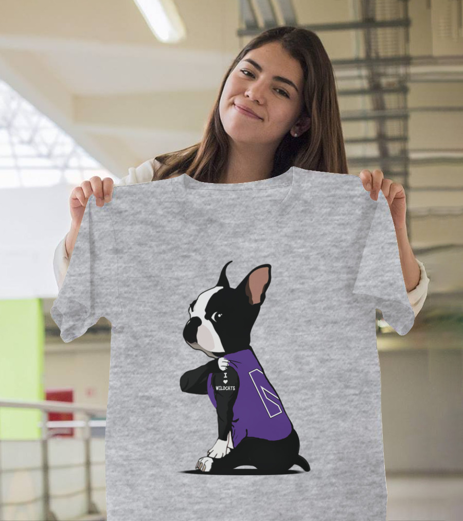 Northwestern Wildcats I Love Bulldogs T-Shirt