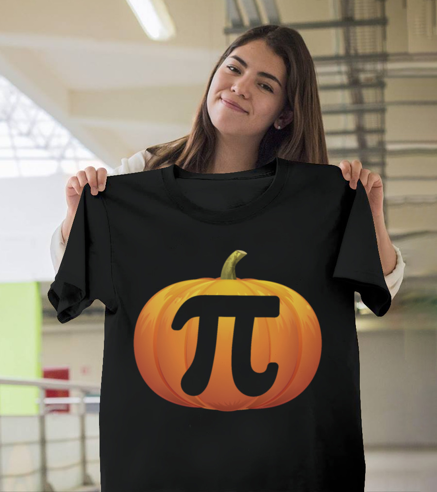 Halloween Pumpkin Pi Math T-Shirt