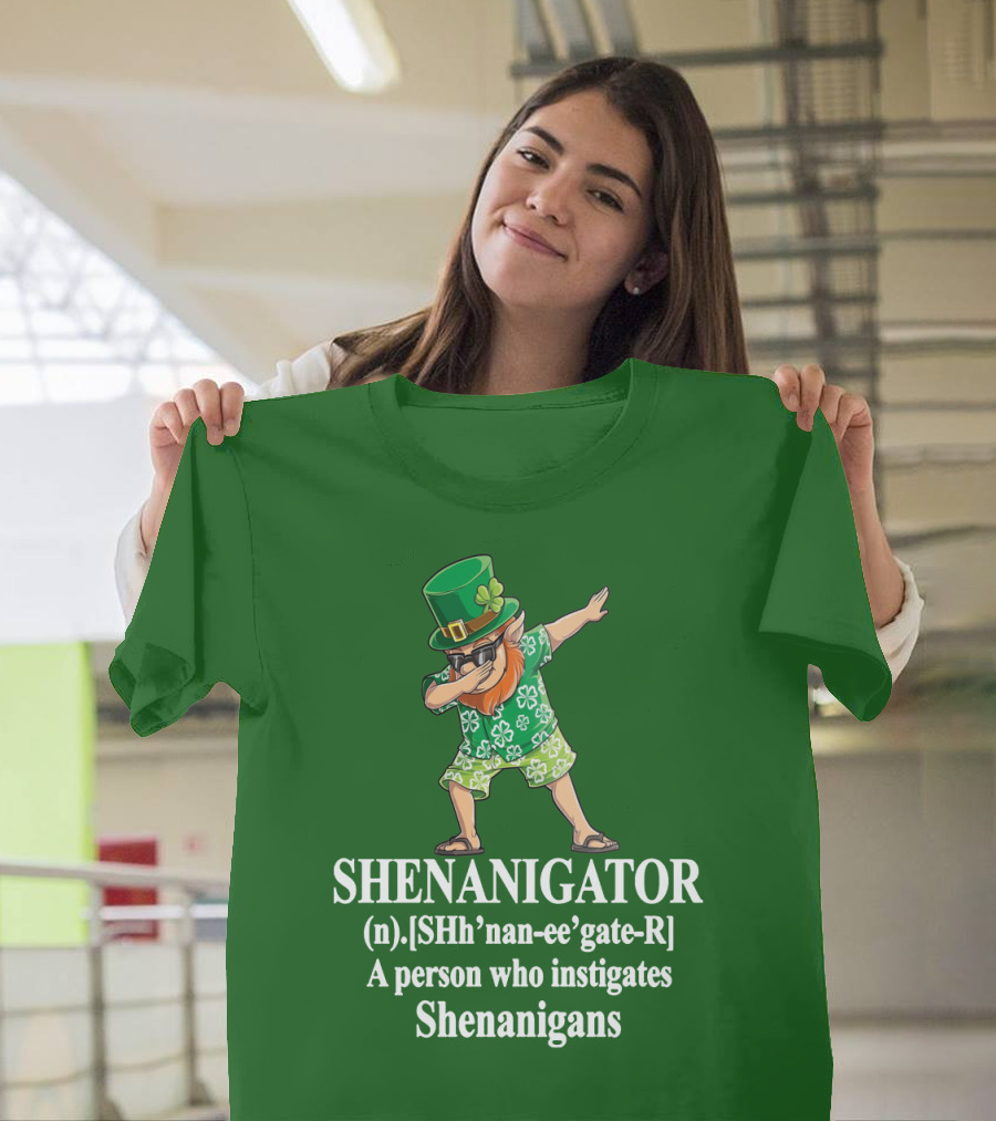 SHENANIGATOR Definition Celtic Inspired Mischief Instigator T-Shirt