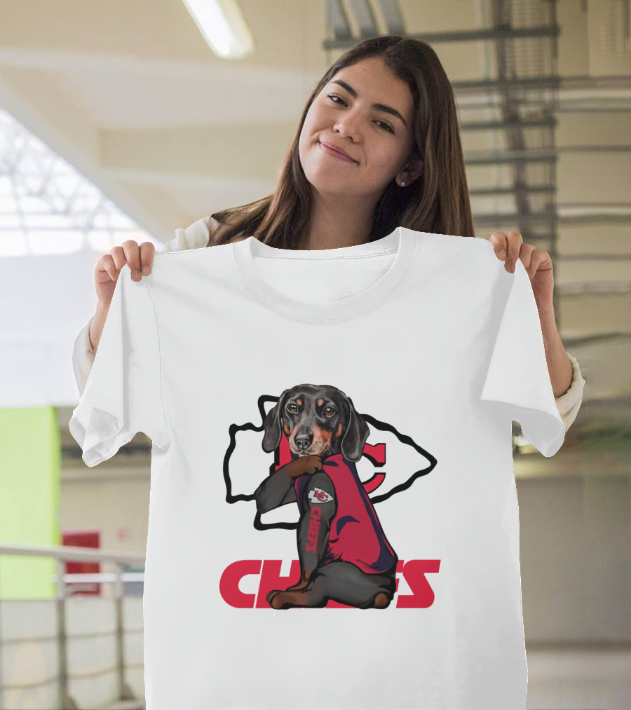 Dachshund Chiefs Kc Chiefs T-Shirt