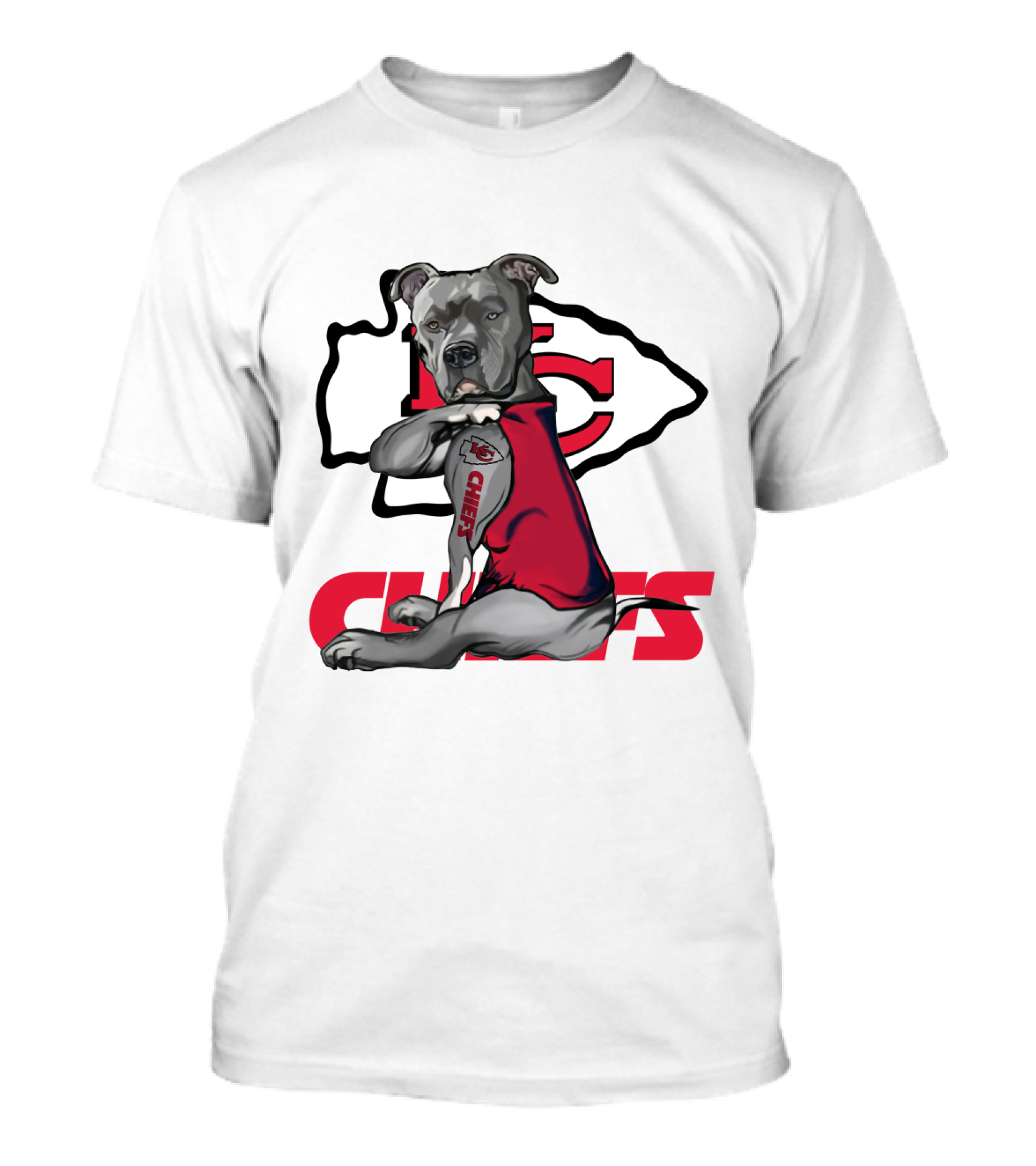 Kansas City Chiefs Pitbull Nfl T-Shirt